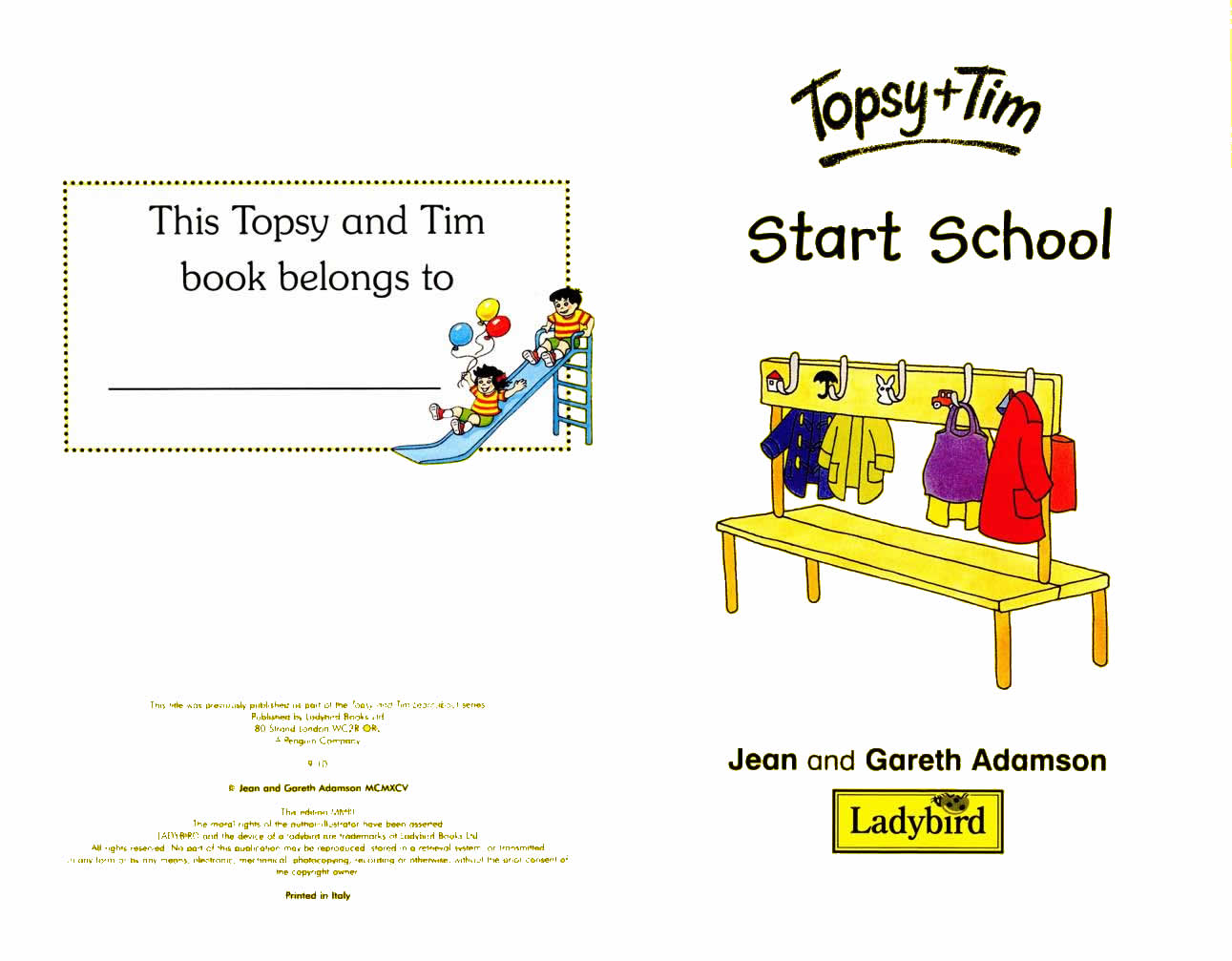 Ladybird - Topsy Tim Books - Start School (01),绘本,绘本故事,绘本阅读,故事书,童书,图画书,课外阅读